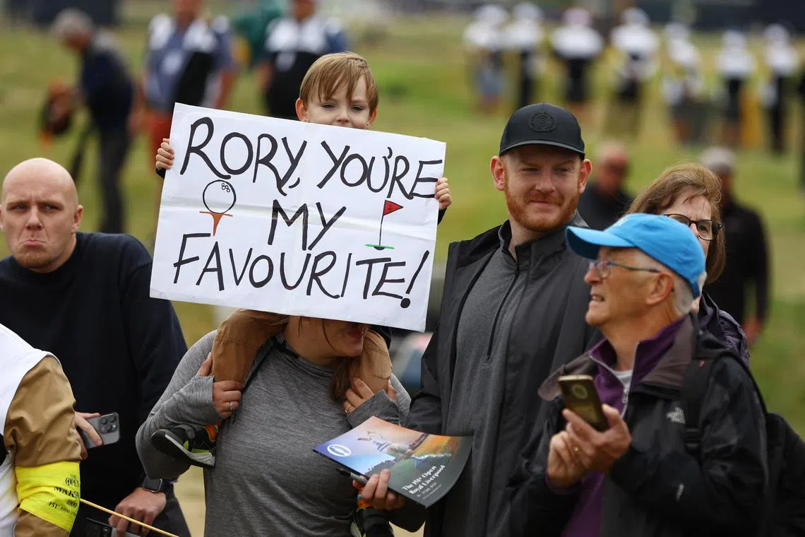 From kids to grown-ups, there will be a lot of people hoping that Rory McIlroy wins the Open Championship.