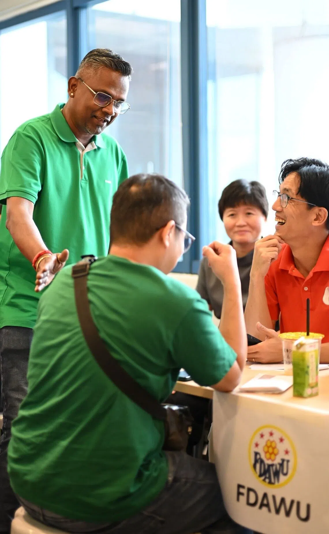 The Food, Drinks and Allied Workers Union and NTUC’s e2i helped connect retrenched Crystal Jade workers with three companies for job interviews on Oct 7.