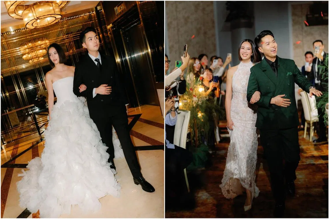 The wedding was held at Orchard Hotel Singapore with 72 tables and about 700 guests.