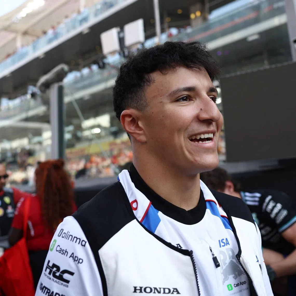 Formula One F1 - Abu Dhabi Grand Prix - Yas Marina Circuit, Abu Dhabi, United Arab Emirates - December 7, 2025 RB's Isack Hadjar before the race REUTERS/Amr Alfiky