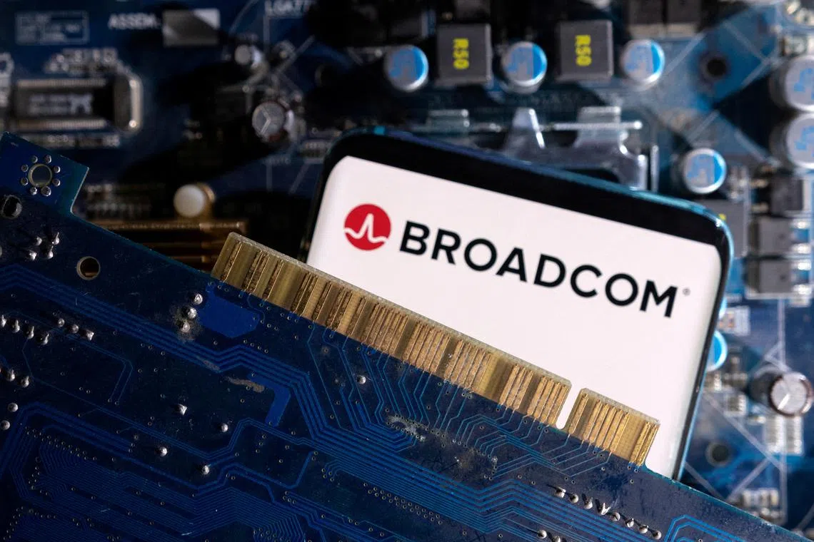 Broadcom did not update its annual revenue forecast of US$50 billion, likely disappointing investors despite representing growth of 40 per cent.