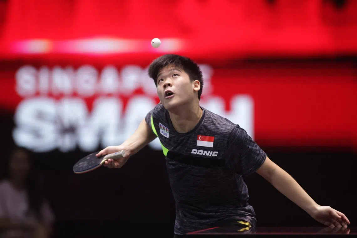 National table tennis player Izaac Quek is aiming for a spot at the Paris Olympics following a stellar 2023.