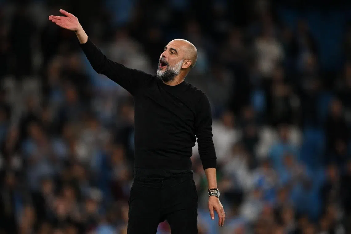 Manchester City boss Pep Guardiola had an exchange with a fan in Saturday's game against Newcastle in which the Spanish manager was questioned over his decision not to make any changes to his first XI. 