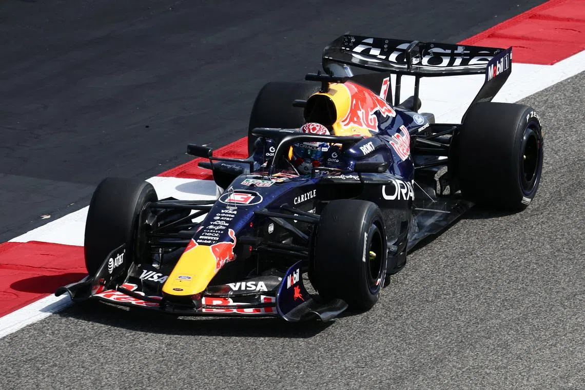 Formula One F1 - Pre Season Testing - Bahrain International Circuit, Sakhir, Bahrain - February 11, 2026 Red Bull's Max Verstappen during the pre-season testing REUTERS/Jakub Porzycki