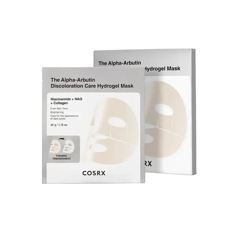 Best sheet masks in Singapore: CosRx The Alpha-Arbutin Discoloration Care Hydrogel Mask