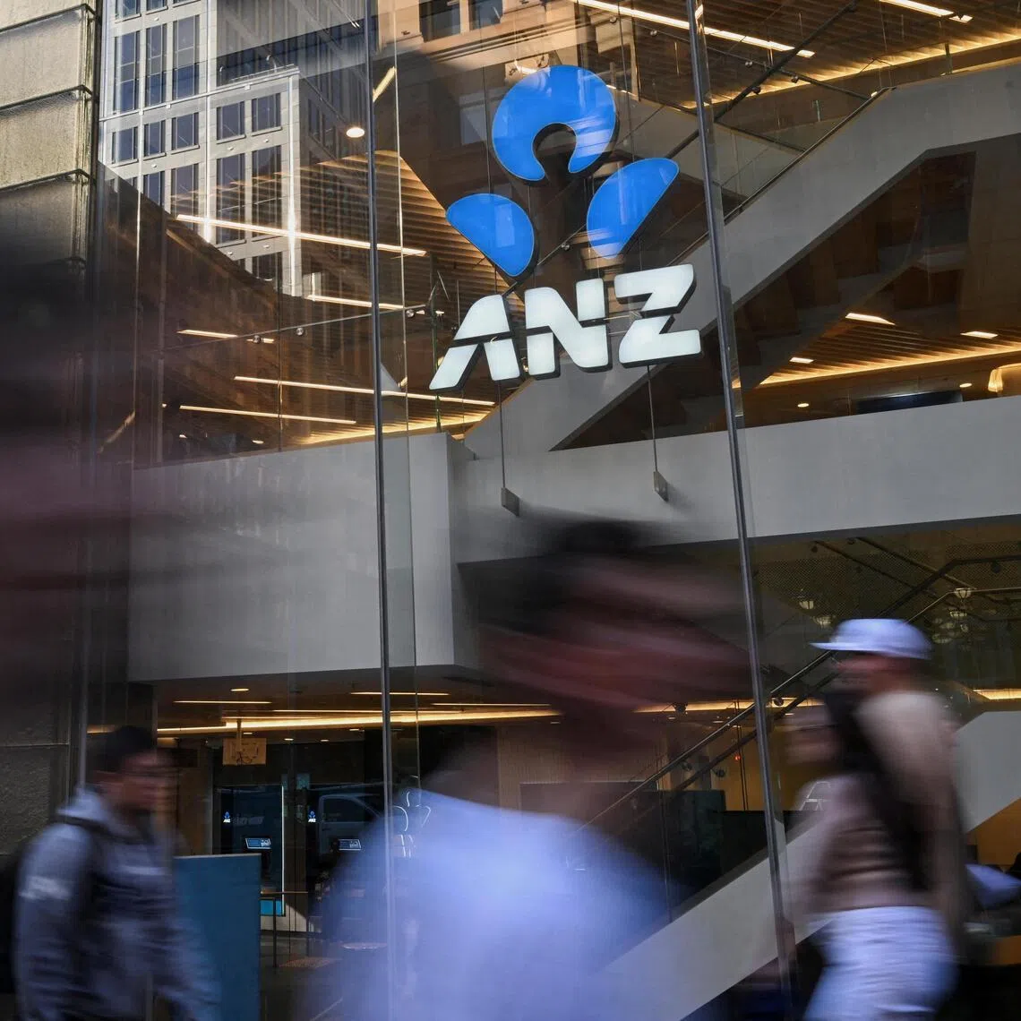 An ANZ branch in Sydney. Its first-half profit surpassed analysts’ estimate on signs of improvement with the bank’s overhaul.