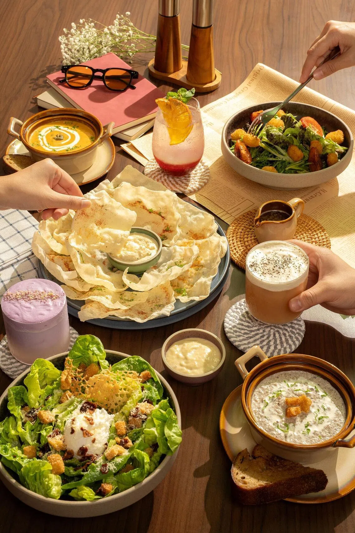 The menu here offers the brand’s signature items, with more to be added in a few months.