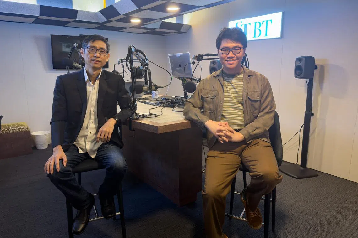 In this episode, host Tay Hong Yi (right) speaks with Mr Tan Kok Guan (left), founder of career coaching firm Broccolise.