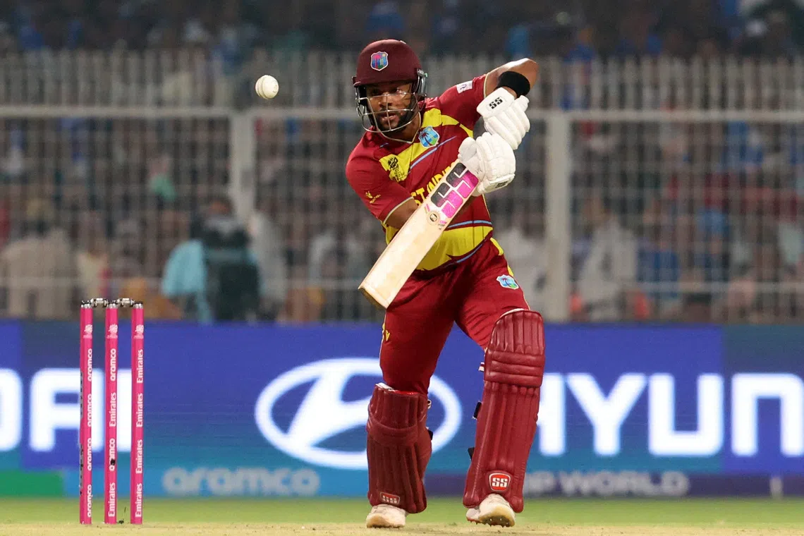 FILE PHOTO: Cricket - ICC Men's T20 World Cup 2026 - Super 8 - India v West Indies - Eden Gardens, Kolkata, India - March 1, 2026 West Indies' Shai Hope in action REUTERS/Sahiba Chawdhary/File Photo