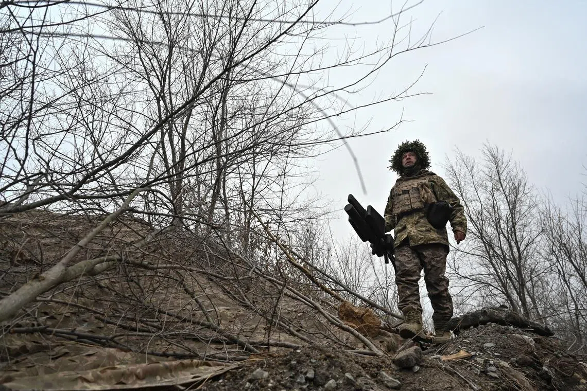 Ukrainian serviceman, Zaporizhzhia region, December 3, 2024. REUTERS/Stringer