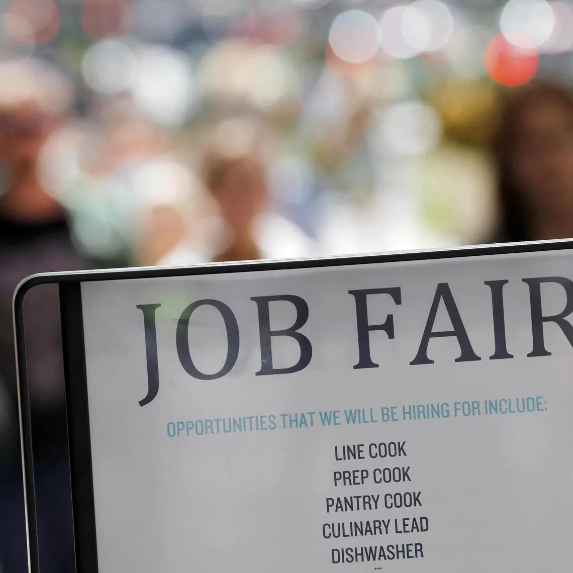 The unemployment rate dropped by 0.1 percentage-point to 4.3 per cent in March, the Labor Department said.