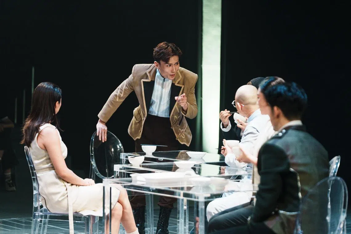 Immortal Variables is a collaboration between Singapore Mandarin-language theatre group Nine Years Theatre and Taiwan's Hsing Legend Youth Theatre.