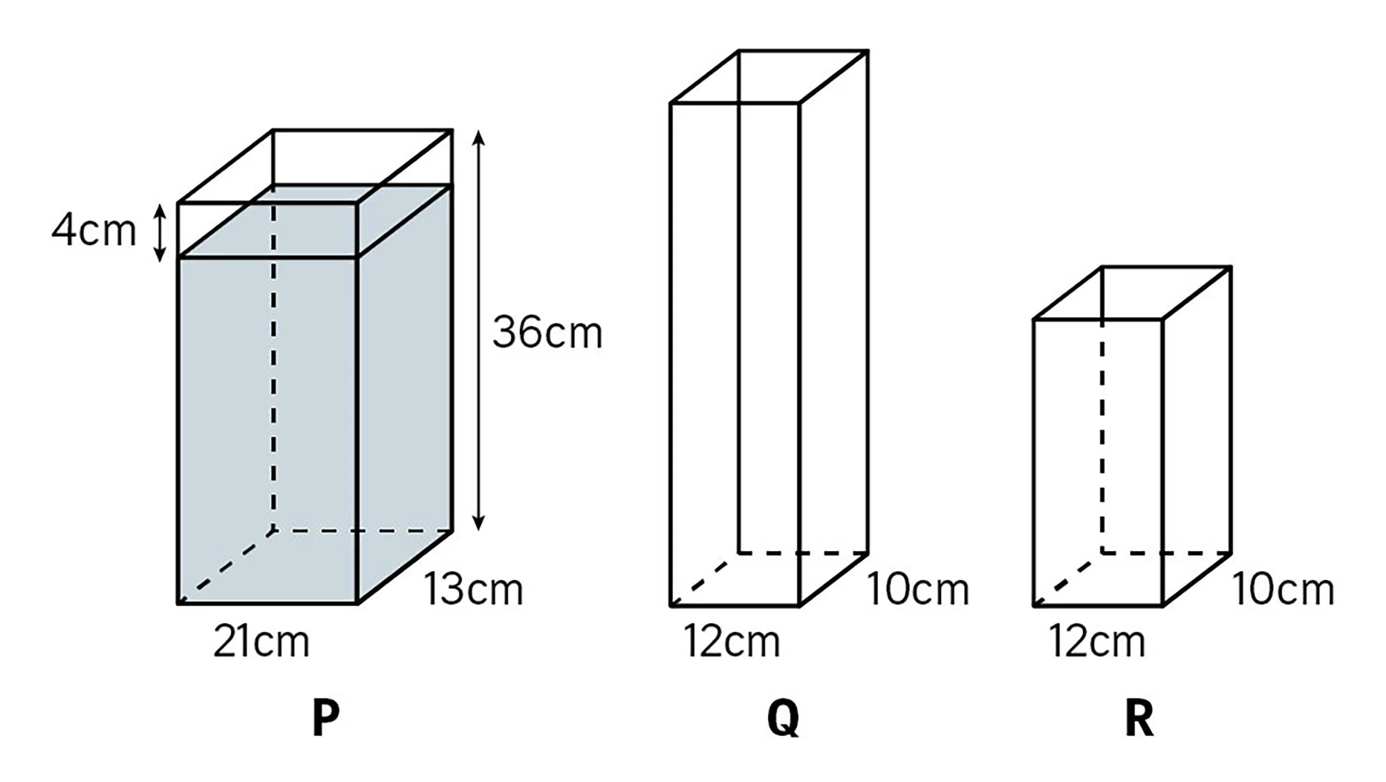 Diagram from past PSLE Maths paper.