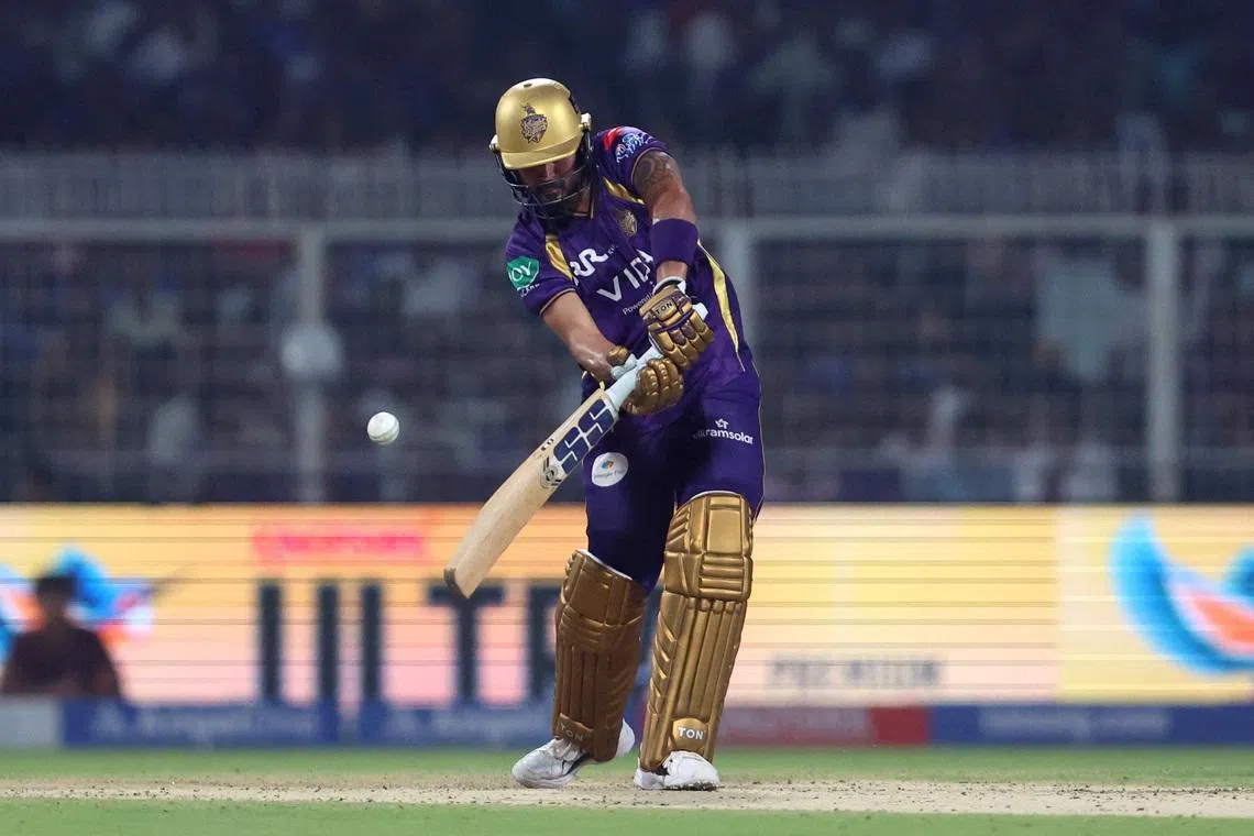 Cricket - Indian Premier League - IPL - Kolkata Knight Riders v Mumbai Indians - Eden Gardens, Kolkata, India - May 20, 2026 Kolkata Knight Riders' Manish Pandey in action REUTERS/Sahiba Chawdhary