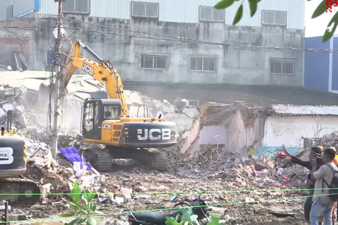 The commercial building, which had been used by multiple small companies collapsed on the afternoon of Sept 7.