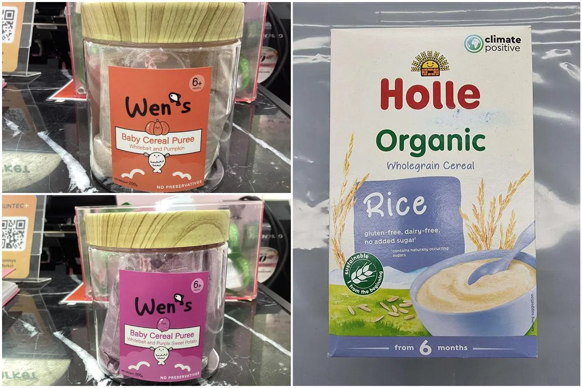 The excessive levels of arsenic were detected in two types of Wen’s Baby Cereal Puree and a type of organic cereal rice from Holle.