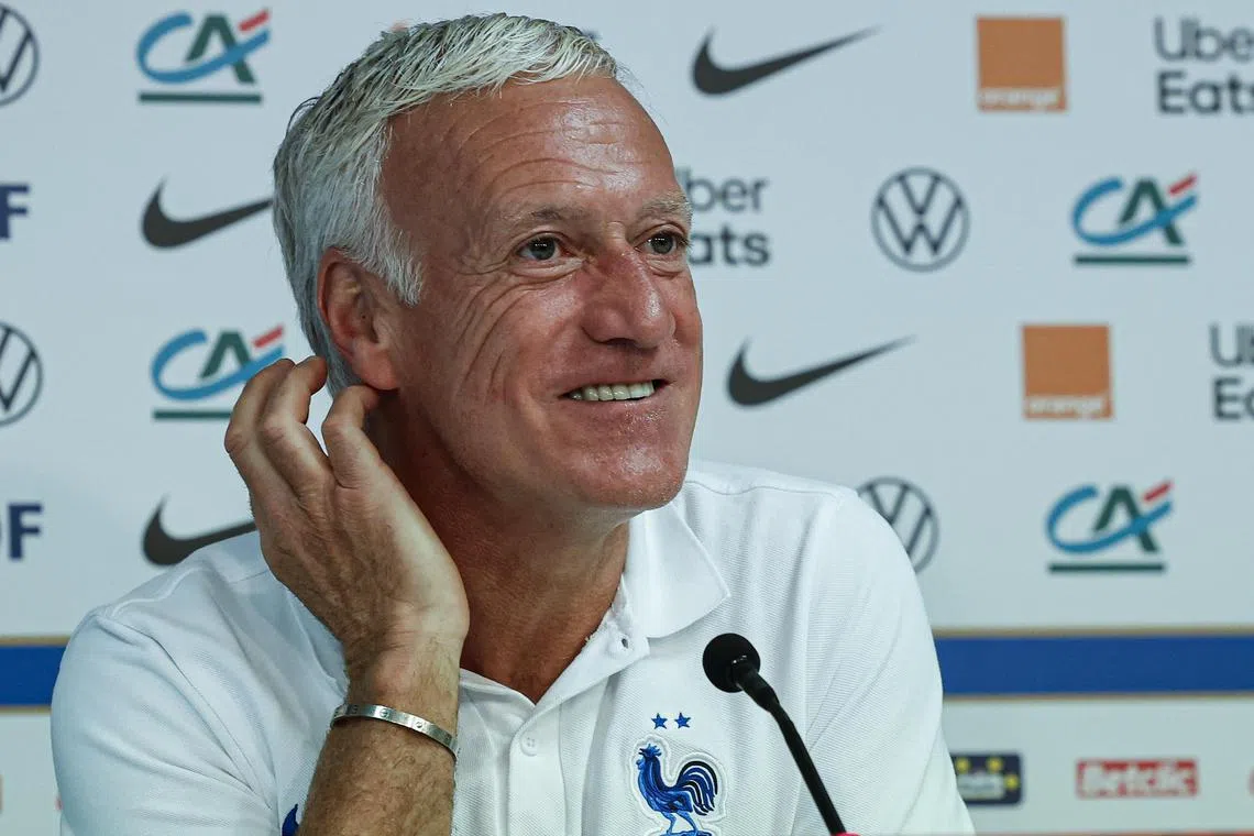 France coach Didier Deschamps has guided Les Bleus to victory at the 2018 World Cup and lost the 2022 edition to Argentina.