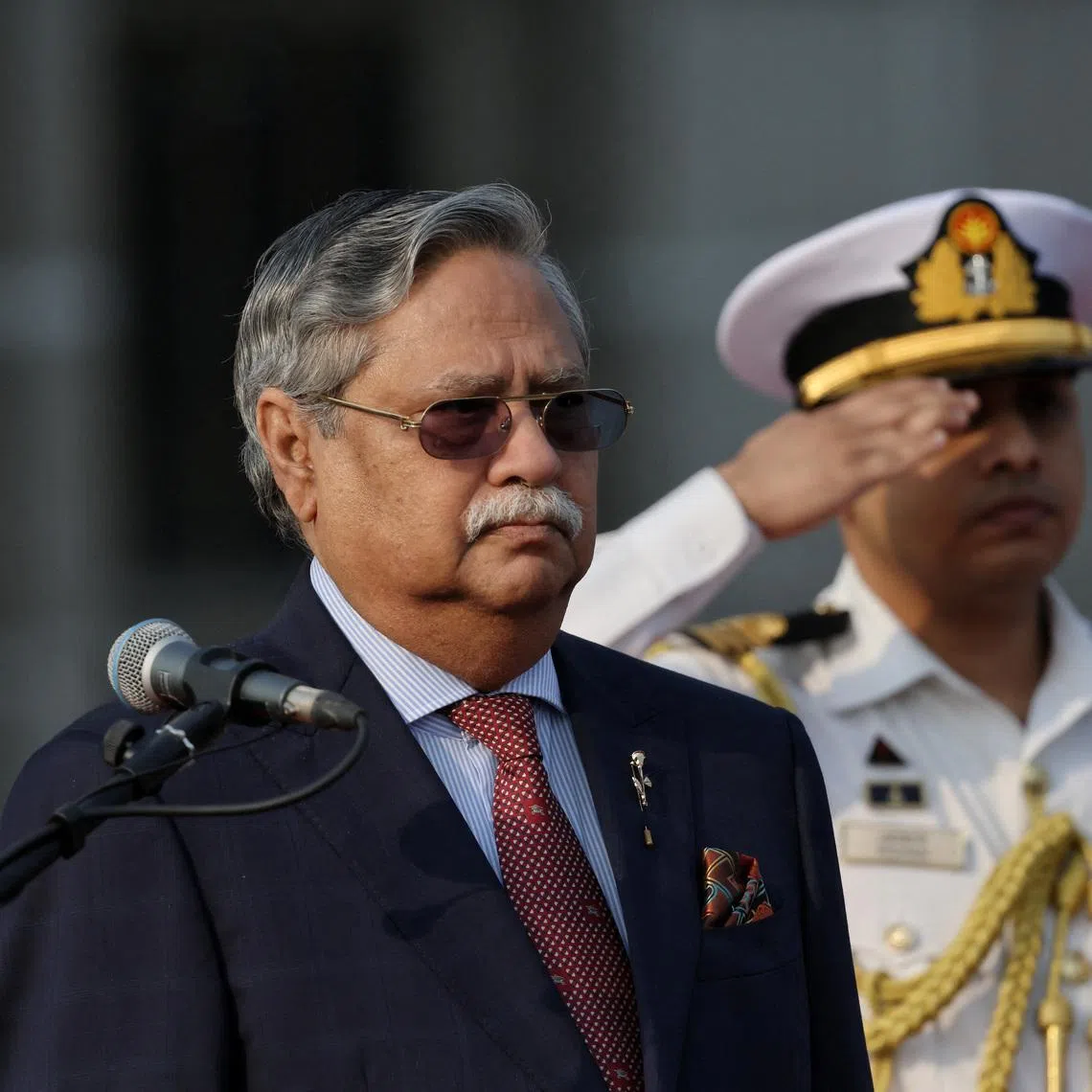 Bangladesh’s President Mohammed Shahabuddin arrives to administer the oath‑taking ceremony of Tarique Rahman as the country’s prime minister at the South Plaza of the parliament building, in Dhaka, Bangladesh, February 17, 2026. REUTERS/Mohammad Ponir Hossain