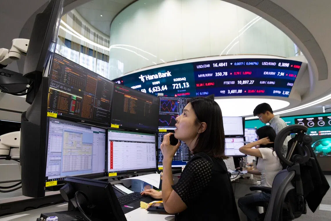 Surging turbulence in the Kospi drove a volatility gauge to a record-high 96.9 in June.