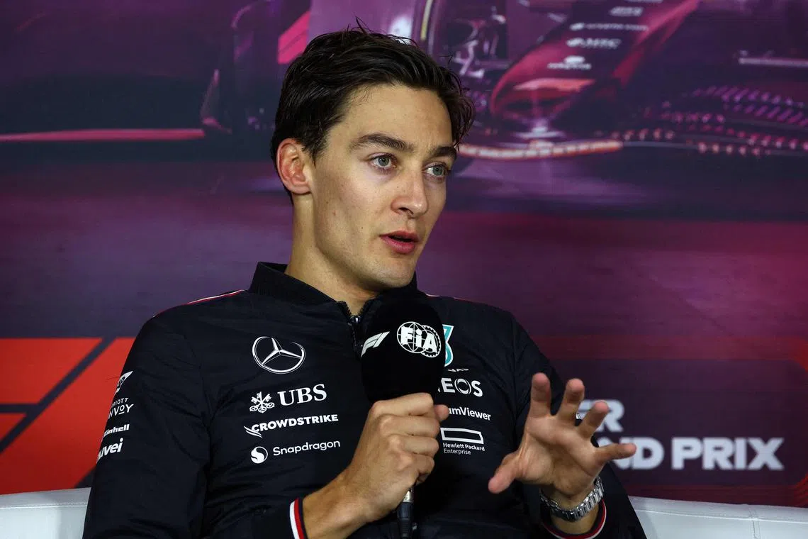 Mercedes' George Russell won the Las Vegas Grand Prix on Nov 24.