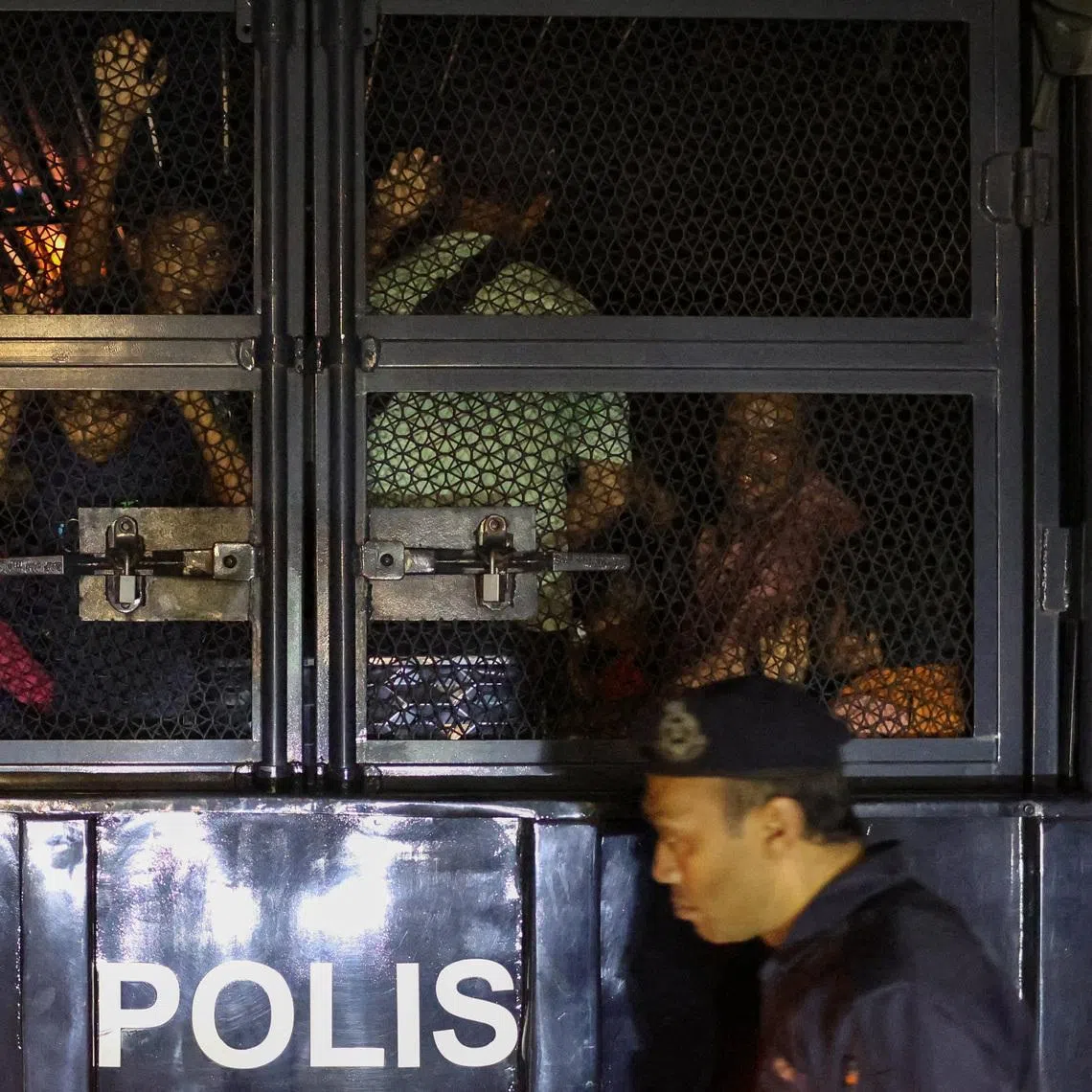 Authorities detained more than 100 Rohingya asylum seekers who had gathered outside UN refugee agency’s premises in Kuala Lumpur to seek assistance after being evicted from their homes in Penang state.