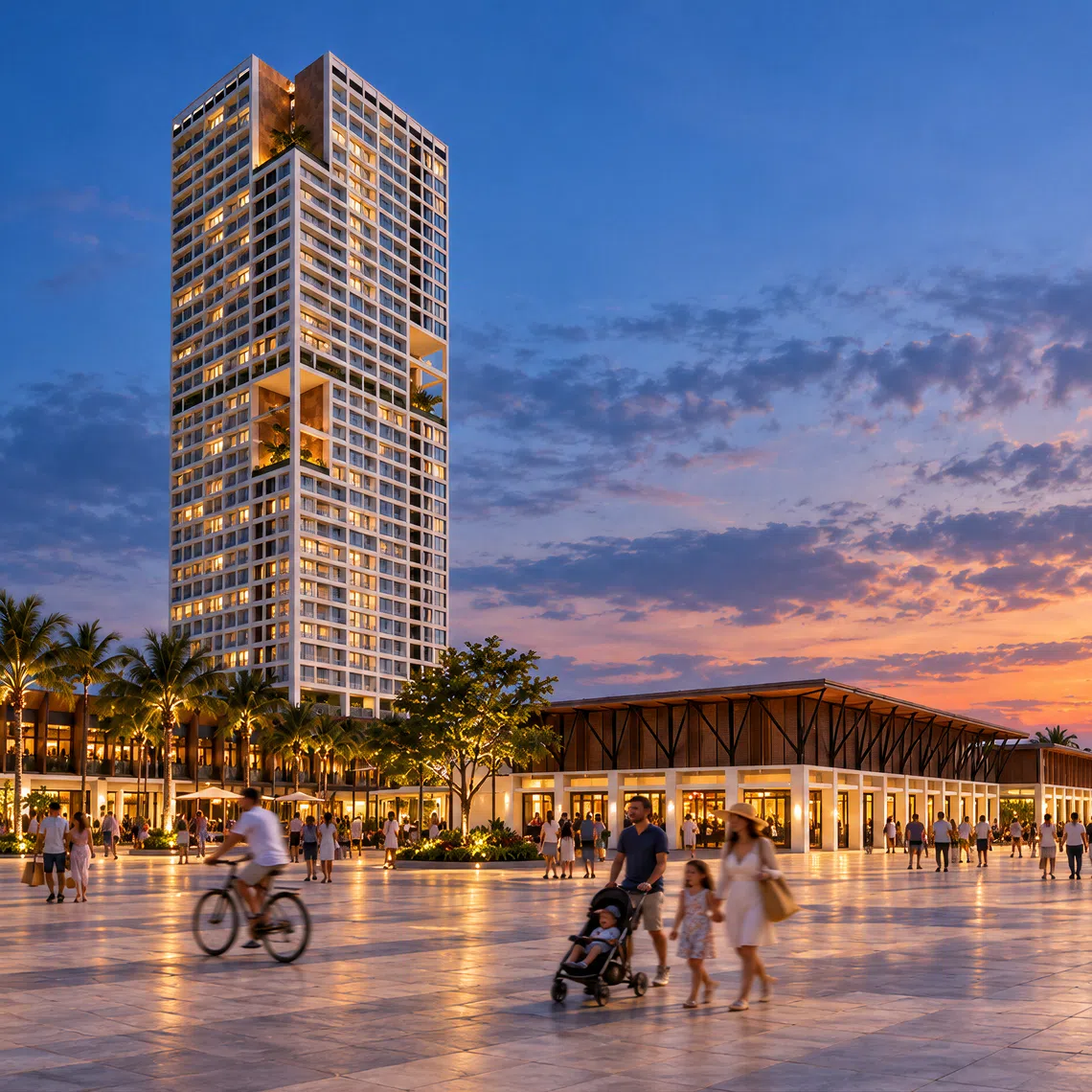 Opus Bay’s longer-term plans include Bay Boulevard Marina Promenade, a waterfront retail and dining precinct.