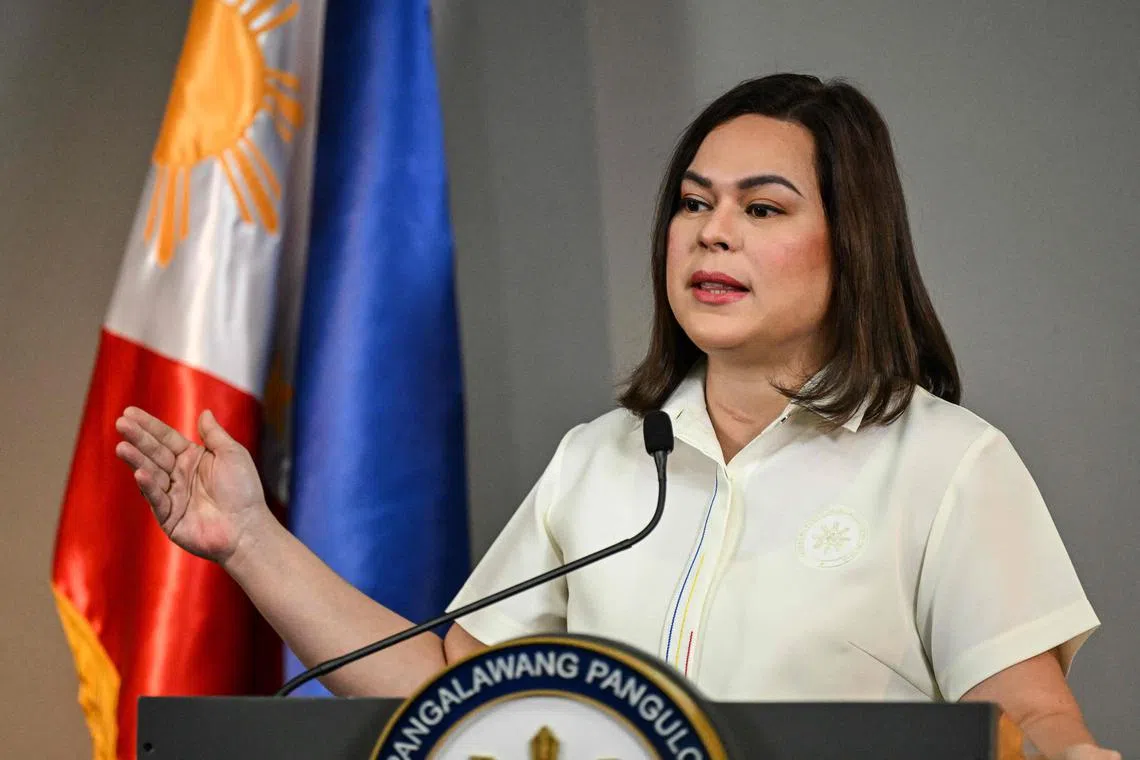 Vice-President Sara Duterte travelled to the Netherlands at the request of ICC as part of its probe into his “war on drugs”.