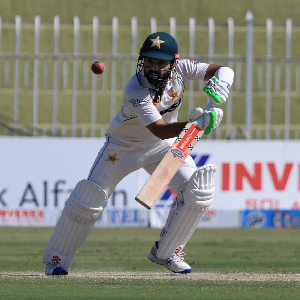 FILE PHOTO: Cricket - Third Test - England v Pakistan - Rawalpindi Cricket Stadium, Rawalpindi, Pakistan - October 25, 2024  Pakistan's Mohammad Rizwan in action REUTERS/Akhtar Soomro/ File Photo