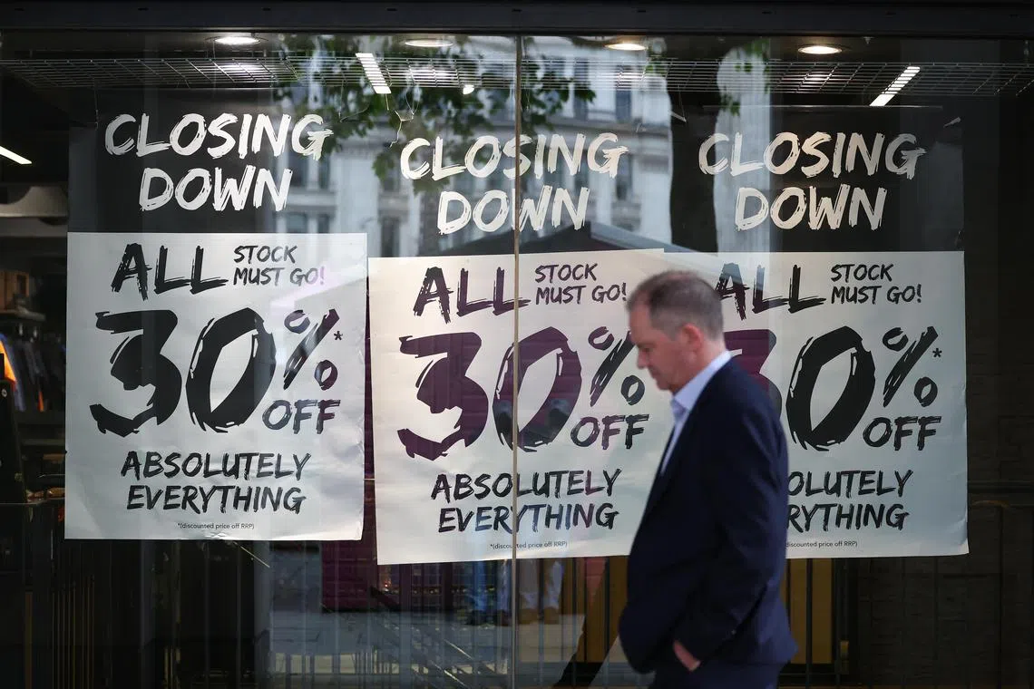 A cost-of-living crunch weighed down on the finances of both businesses and consumers.