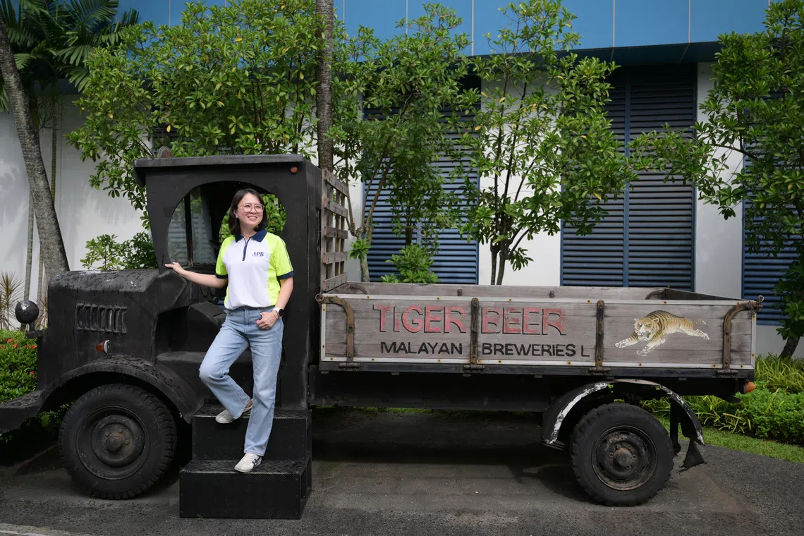 Lim Yee Fong, a customer service manager who joined APBS as a brewing technologist, says she was able to try various supply chain roles thanks to a culture that encourages career discovery.