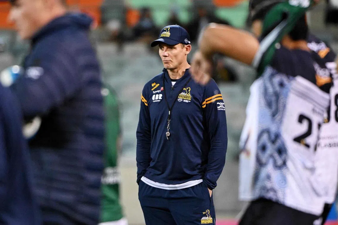 Brumbies' head coach Stephen Larkham believes Australian teams have made progress in the Super Rugby Pacific competition even though "there's been a really strong improvement in New Zealand rugby".