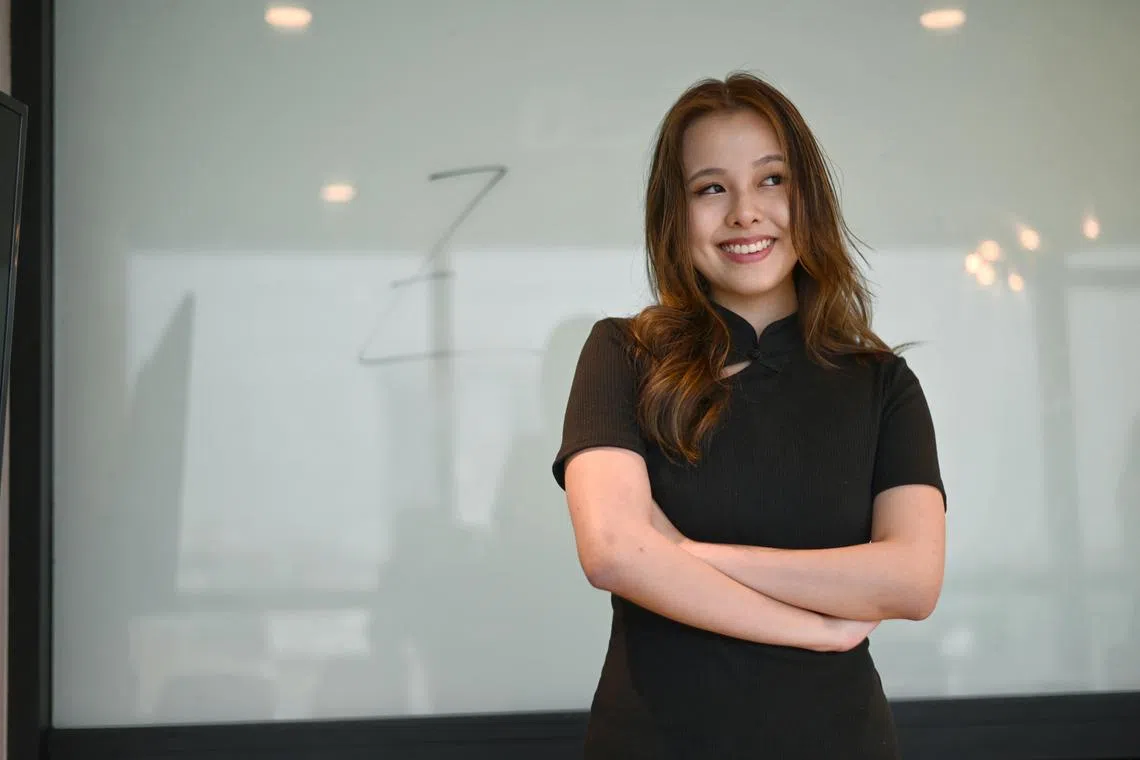 Ms Brooke Lim, 19, better known as @Sugaresque on TikTok, started a successful tuition business after she aced her A levels at The Hive on Apr 4, 2023.