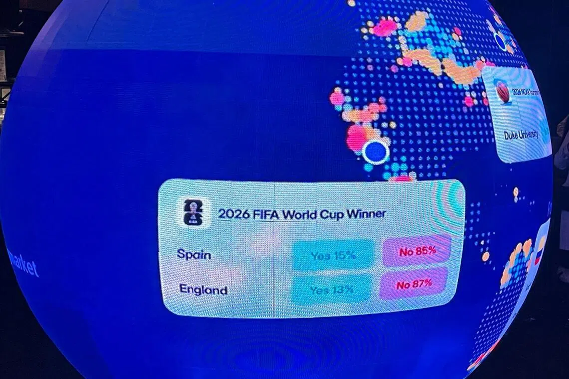 Polymarket, valued at more than US$9 billion (S$11.5 billion) in 2025, has been credited for accurately predicting what happens in sports, politics and culture through its online marketplace.