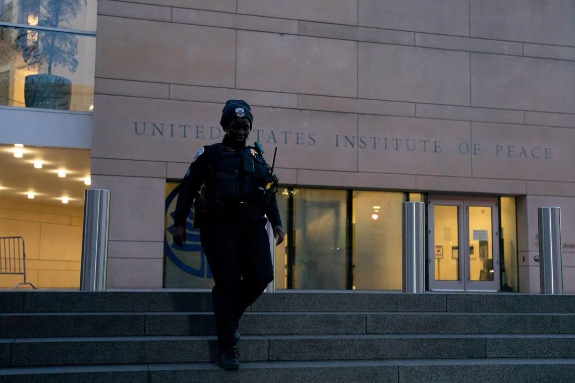 Employees at the institute called the Metropolitan Police Department to report a break-in