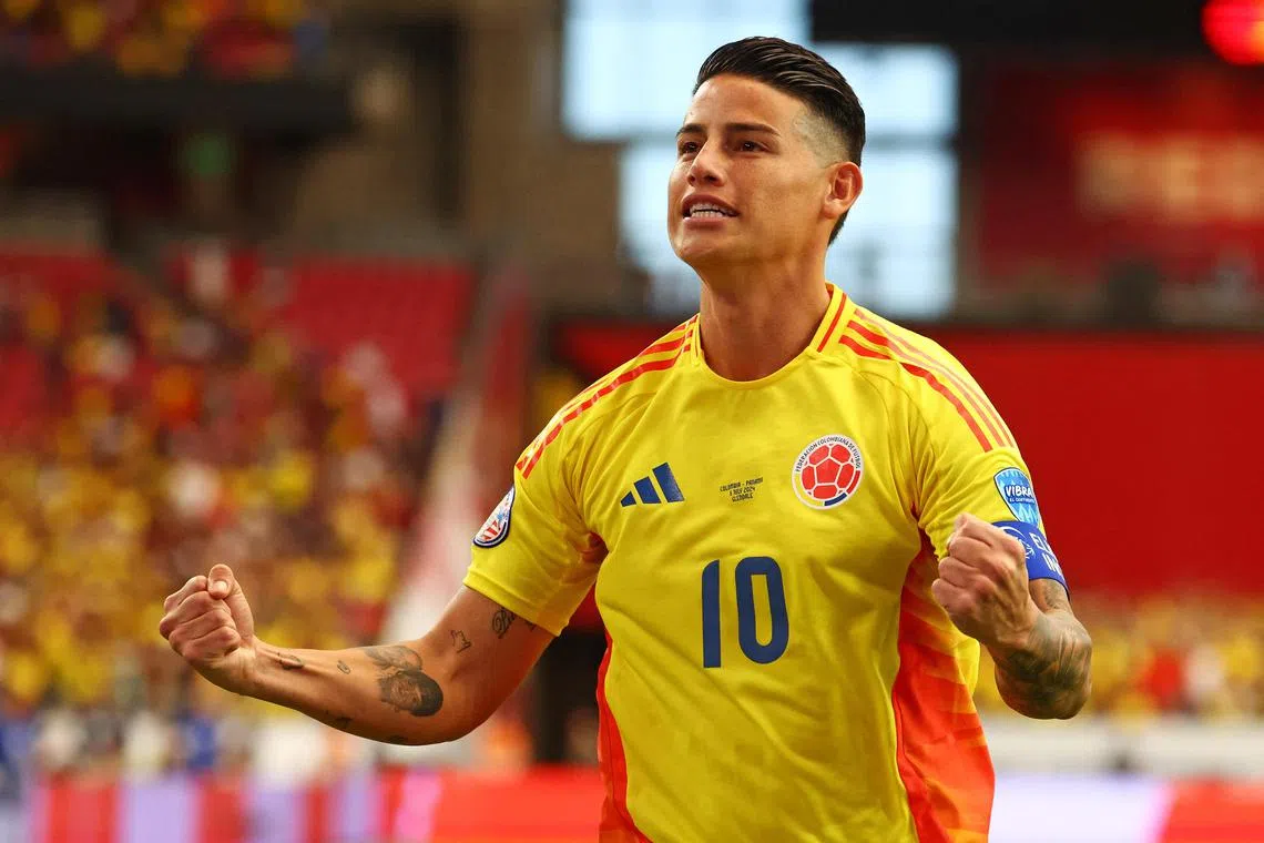 Colombia playmaker James Rodriguez has created more chances than any other player at the 2024 Copa America (14). He also has five assists and a goal over four matches.