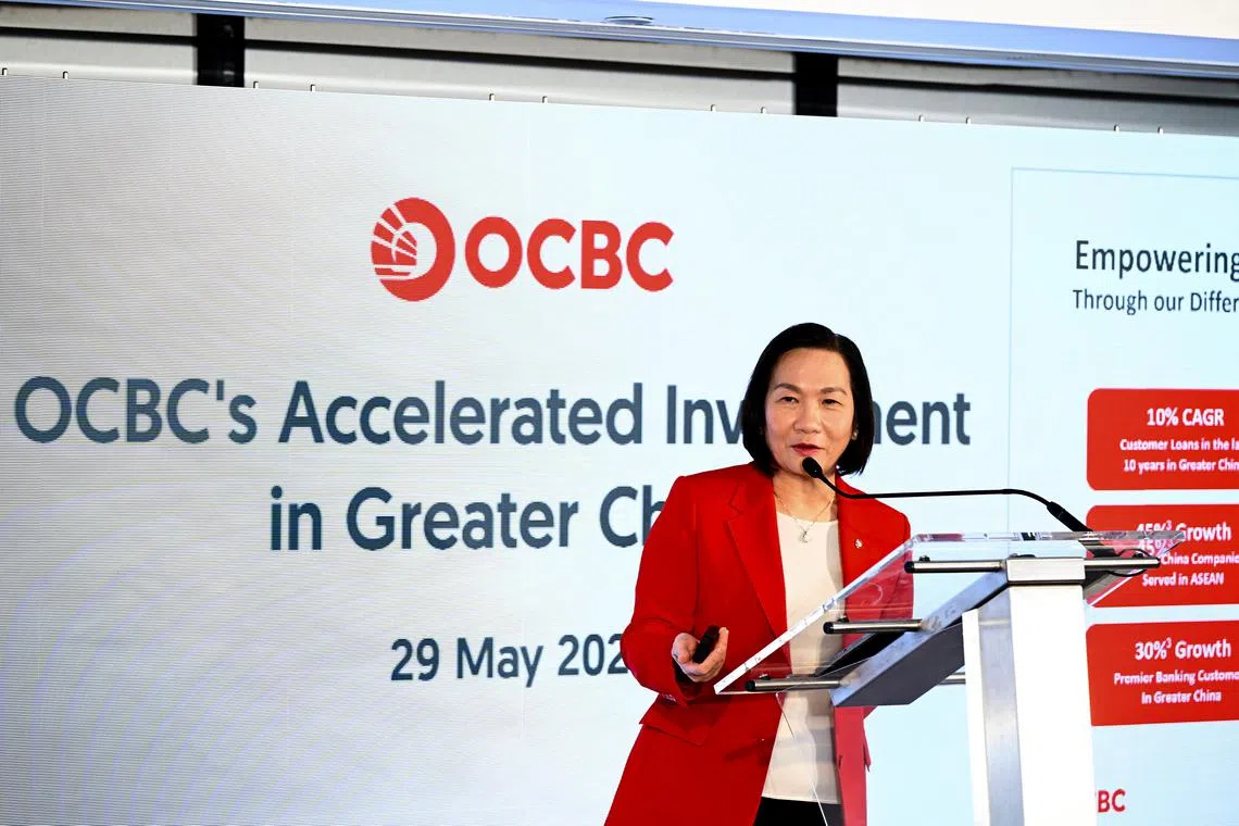 OCBC chief Helen Wong said China still presents vast opportunities despite the challenges it is facing.