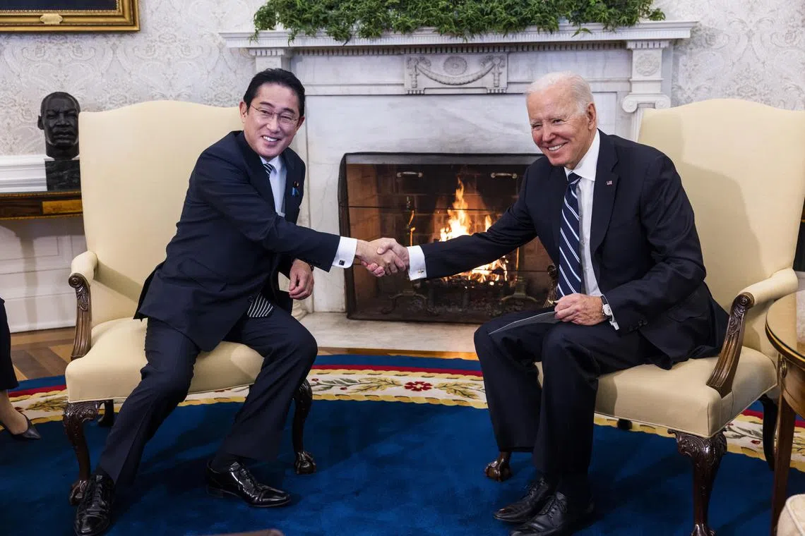 US President Joe Biden and Japanese Prime Minister Fumio Kishida vowed on Friday to cooperate closely in the realms of defence and economics.