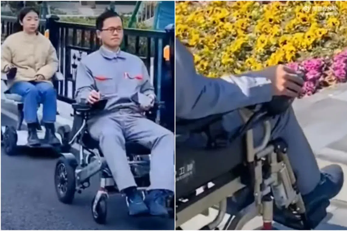 The use of electric wheelchairs reportedly caused a backlash for some in China, as they are worried about road safety.