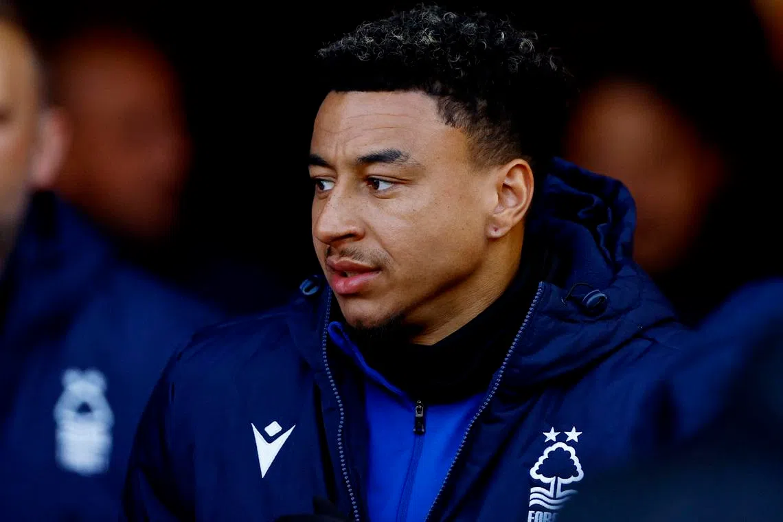 Soccer Football - Premier League - Nottingham Forest v Brighton & Hove Albion - The City Ground, Nottingham, Britain - April 26, 2023 Nottingham Forest's Jesse Lingard Action Images via Reuters/Andrew Boyers