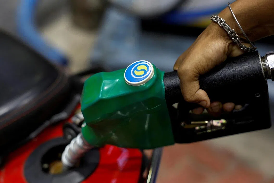 Diesel will cost 90.67 rupees (S$1.21) a litre, gasoline will be priced at 97.77 rupees a litre in New Delhi. Prices are now the highest since May 2022.