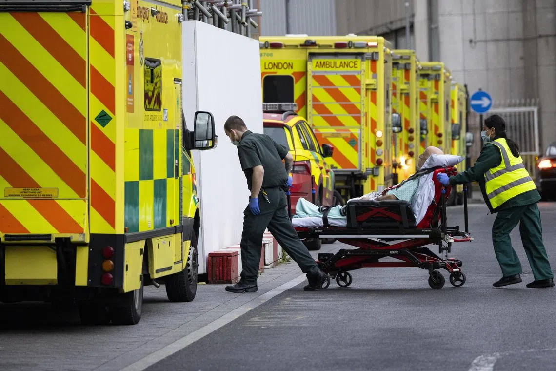 Britain's state-funded health service is struggling to meet the demand for emergency medical care.