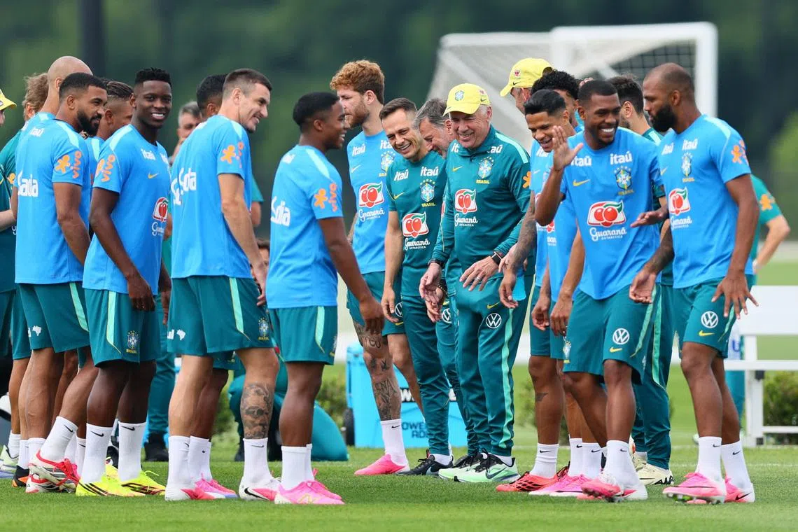 Brazil coach Carlo Ancelotti and his squad will play Japan in the round of 32 on June 29.