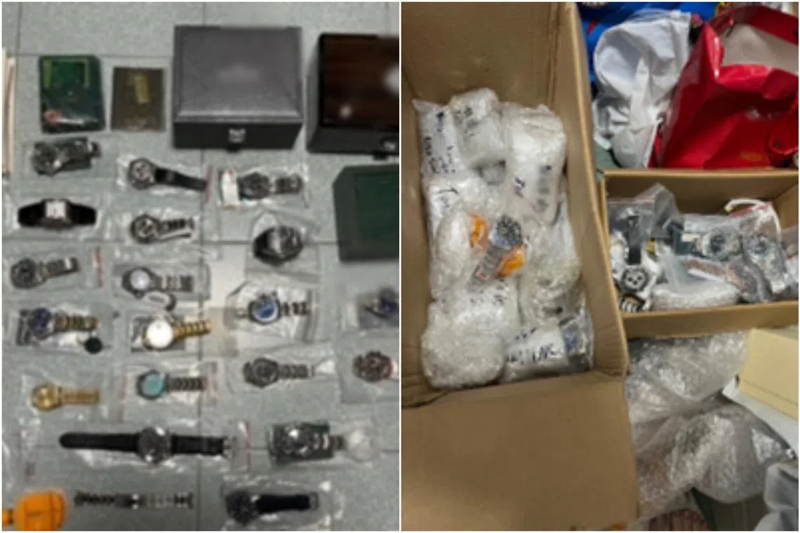 170 pieces of purported trademark-infringing goods with an estimated street value of more than $56,000 were seized.