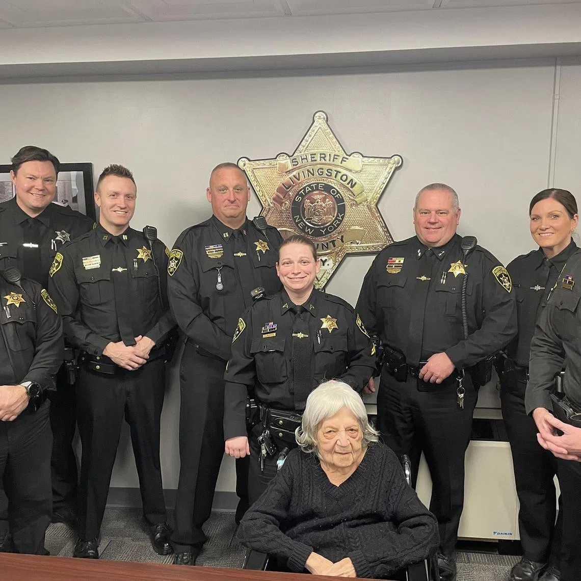 When the Avon Nursing Home resident was asked what she wanted for her birthday, her answer was to see “the inside of jail”, a place she had never been to before.