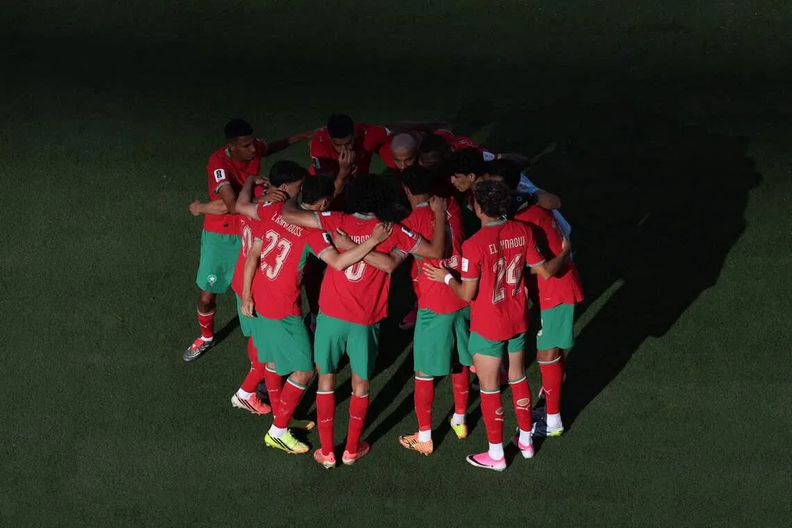 All 11 Morocco starters were born outside the country and developed at European clubs, save for Canadian-born but home-grown goalkeeper Yassine Bounou.