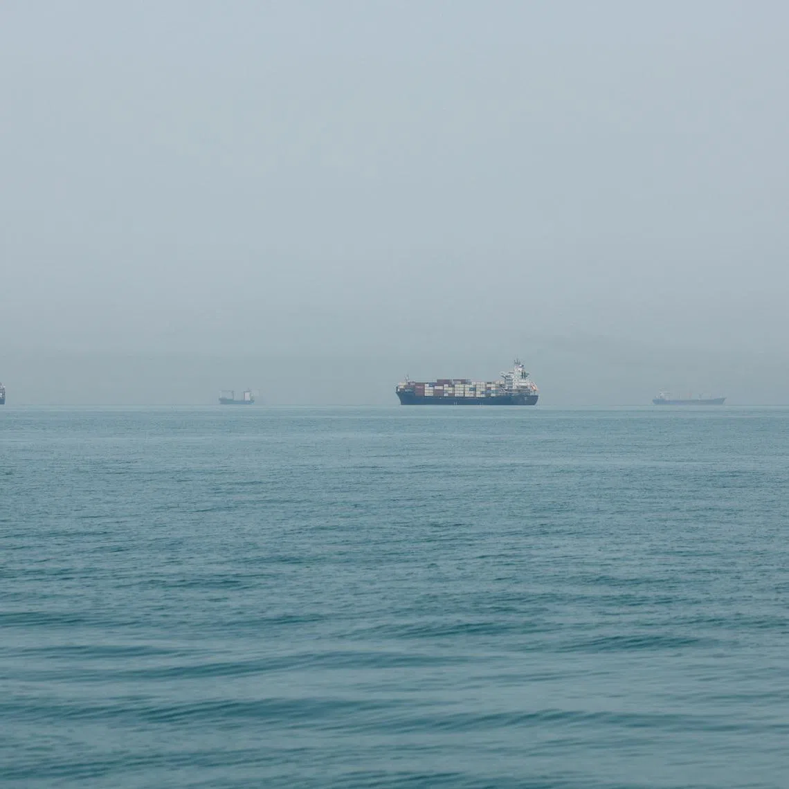 Vessels in the Strait of Hormuz, Iran, May 22, 2026. Majid Asgaripour/WANA (West Asia News Agency) via REUTERS