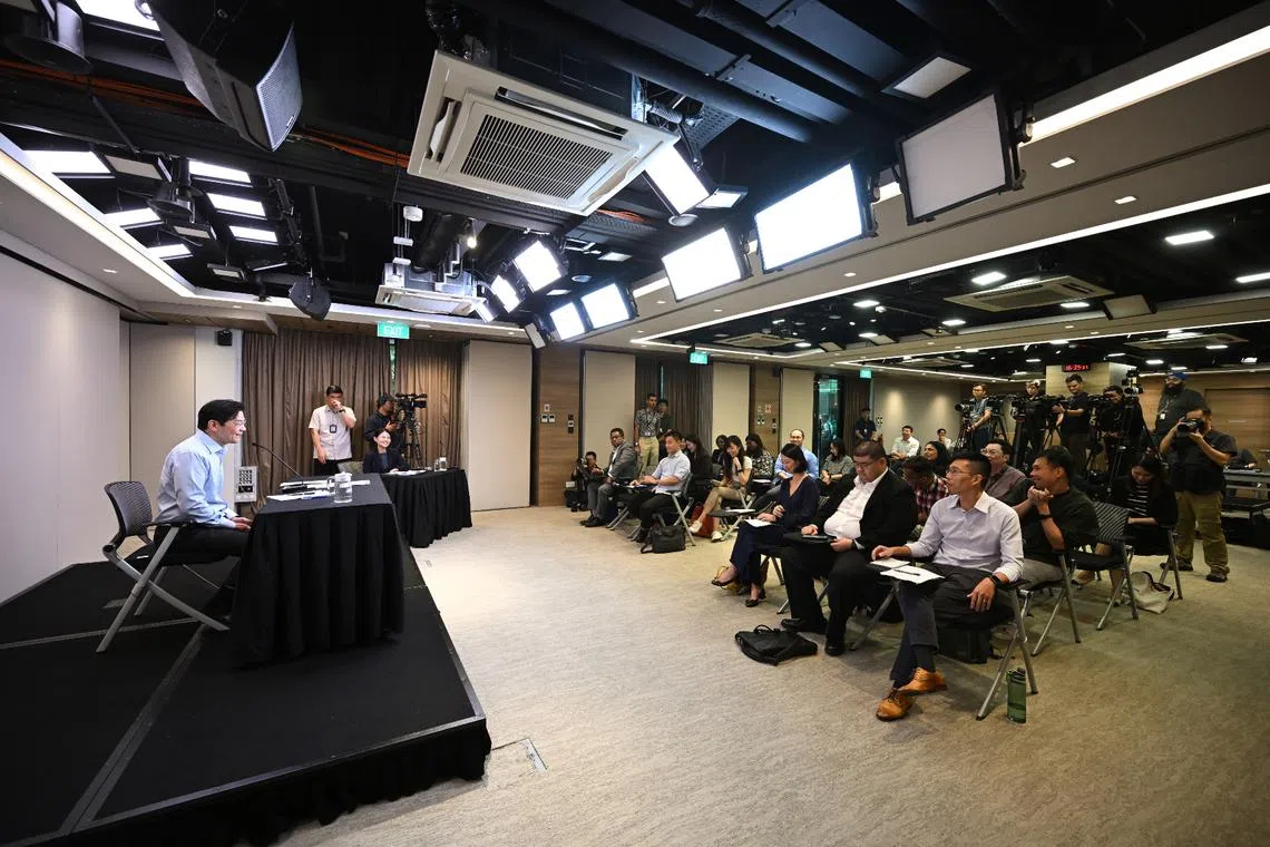 PM Lawrence Wong’s remarks came after news emerged recently that Mr Lee Hsien Yang had been granted political asylum in Britain in August.