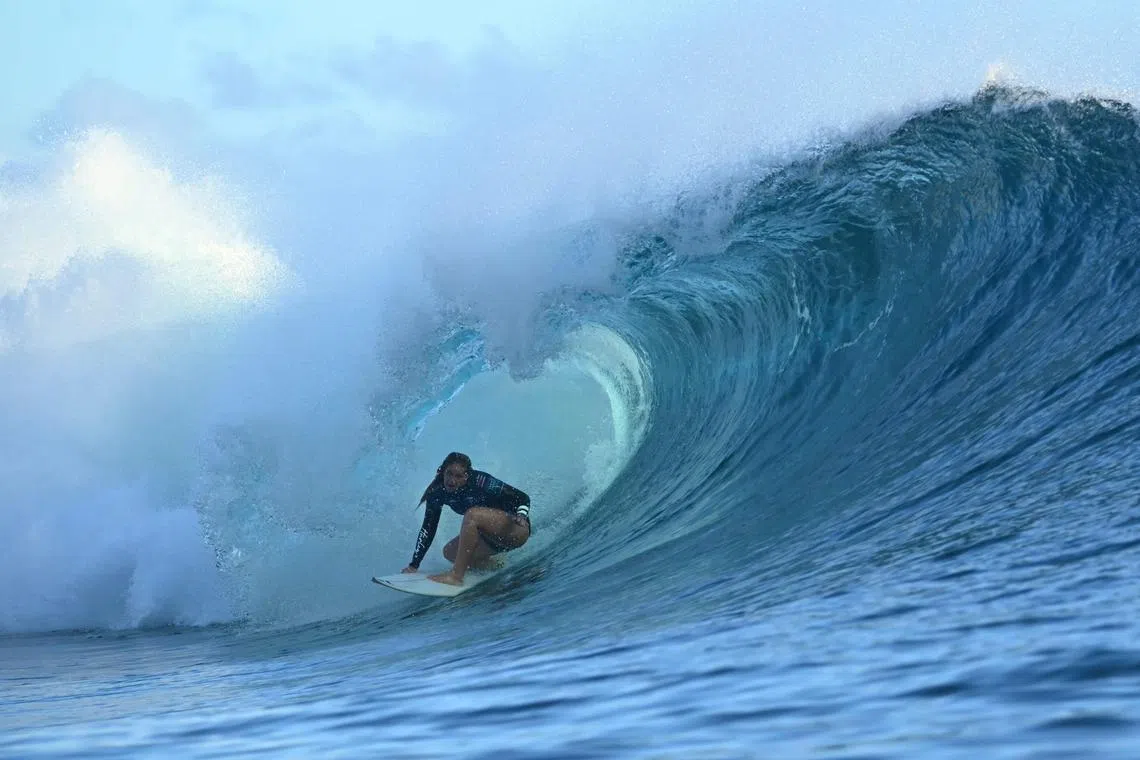 The Olympic surfing event is scheduled for July 27 to 30, with a possible extension until August 5 if the swell is delayed. 