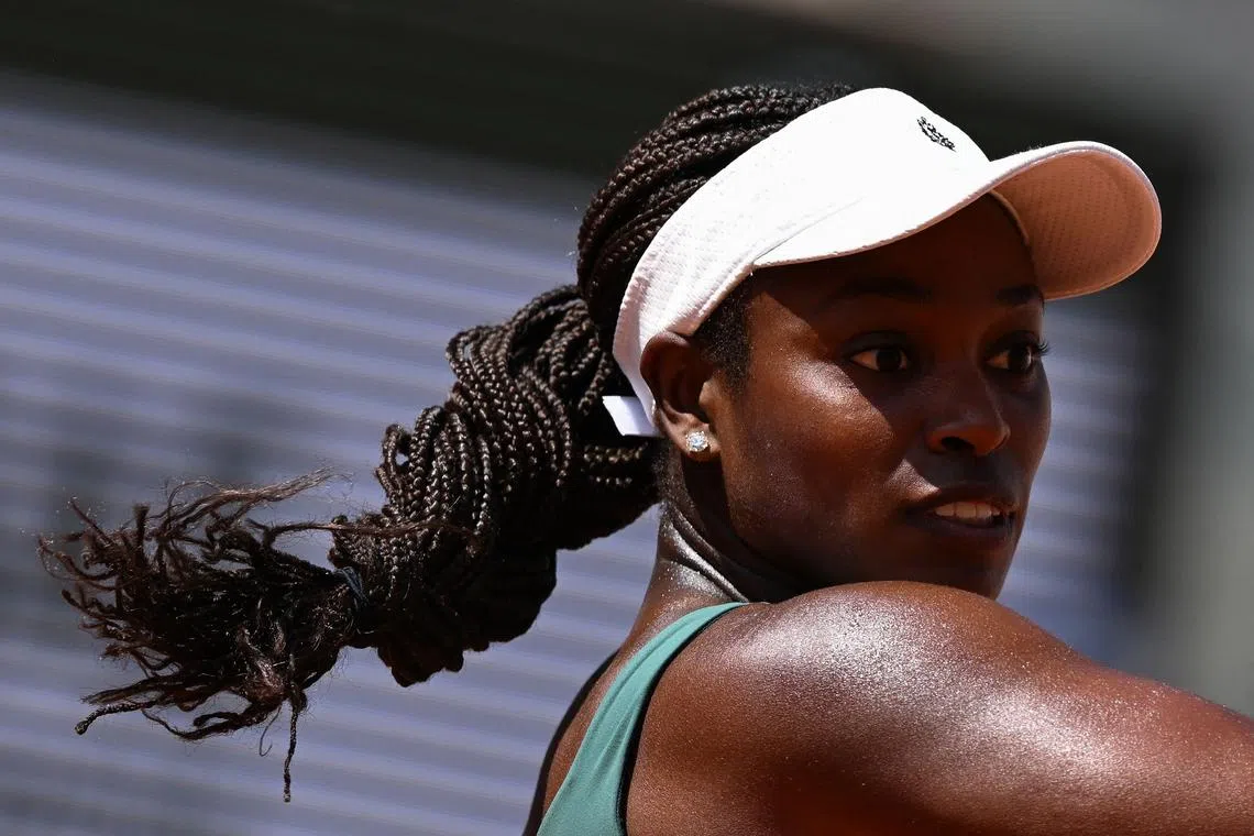 US' Sloane Stephens said she had had to endure it her whole tennis career.