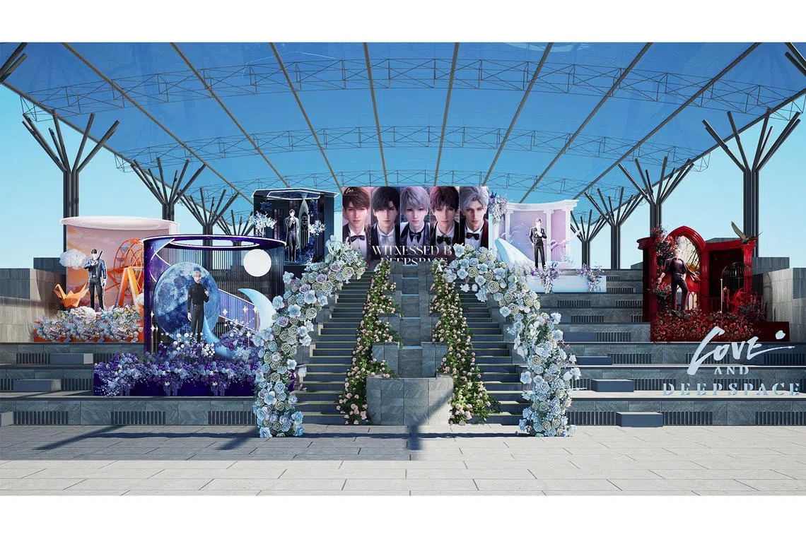 The ticket-free exhibition will feature five themed installations inspired by key moments in the game's latest update.